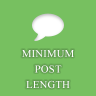 التحكم في الحد الأدنى والأقصى لطول المواضيع Minimum post length
